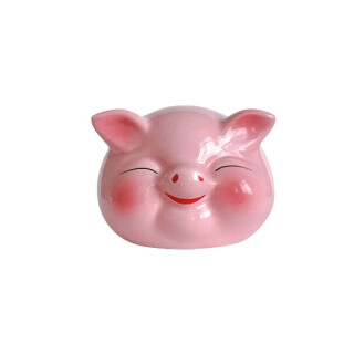 Glücksschwein, Sparschwein, rosa