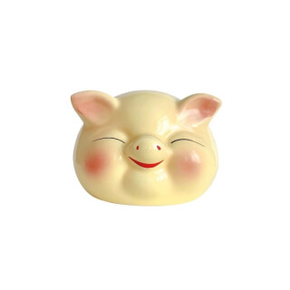 Glücksschwein, Sparschwein, gelb