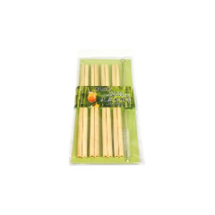 Bambusstrohhalme mit Bürste, wiederverwendbar