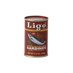Sardinen in Tomatensauce & Chili, Ligo, 155 gr