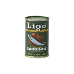 Sardinen in Tomatensauce, Ligo, 155 gr.