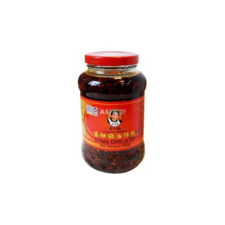 Chili in Öl mit Röstzwiebeln, 670 gr.
