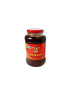 Chili in Öl mit Röstzwiebeln, 670 gr.
