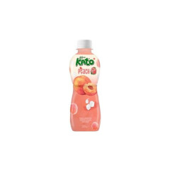 Pfirsischsaft mit Nata de Coco