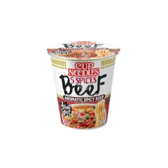 Nissin Cupnudeln Rind, aromatisch-spicy, asiatischer Art