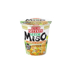 Nissin Cupnudeln, veggie-miso, japanischer Art