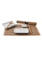 Sushi Set, braun, 10 teilig