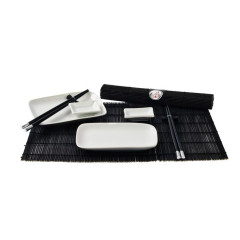 Sushi Set, schwarz, 10 teilig