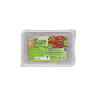 frische rote Chilischoten, 200 gr.